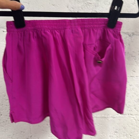 NEW Pink Purple  Women's Shorts - Drawstring Tassel - LUNA, Back Pocket - Small - Picture 3 of 3